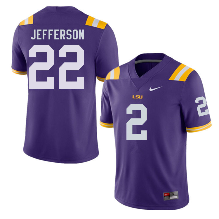 Justin Jefferson Jersey : Official LSU Tigers College Football Jerseys ...